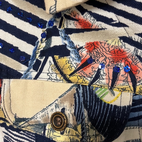 Gaudy Couture Button Front Jacket - Nautical - Picture 4 of 9